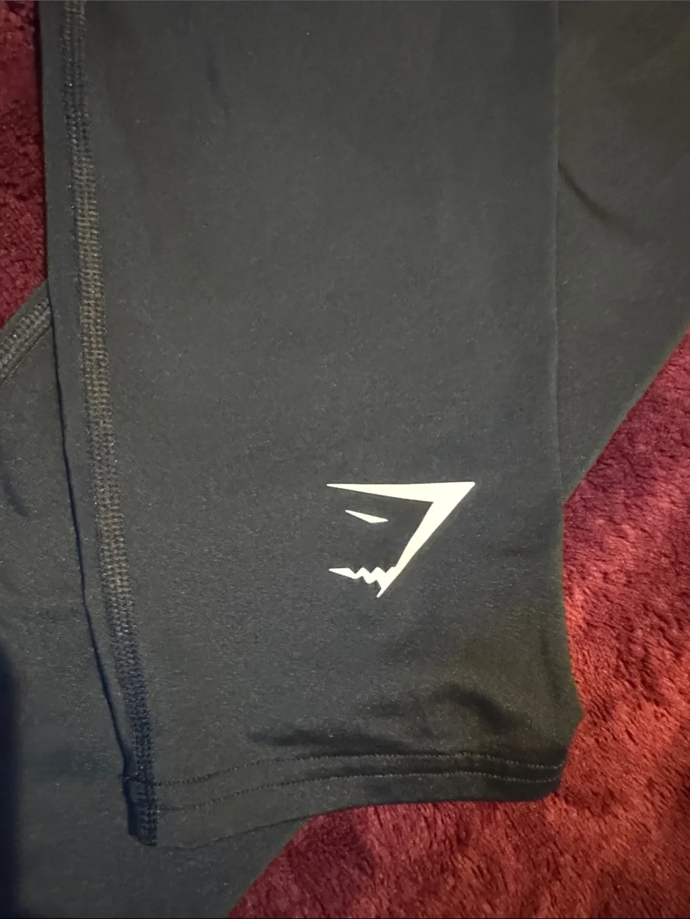 Gymshark Black Logo Waist Compression Joggers